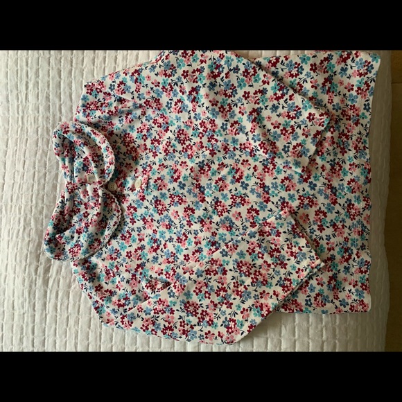 Jojo Maman Bebe Peter Pan Collar Flower Shirt - Picture 3 of 4